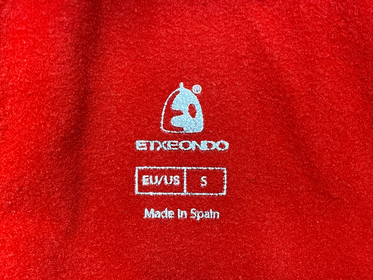 IN809 エチュオンド ETXEONDO 長袖 サイクルジャージ 黒 赤 S