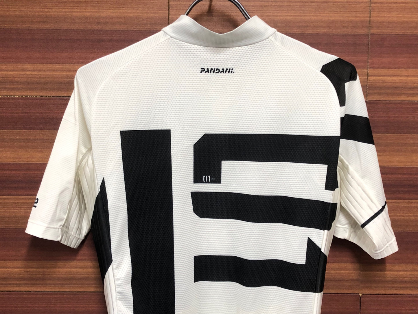 IP038 パンダーニ pandani 半袖ジャージ 白黒 Sサイズ