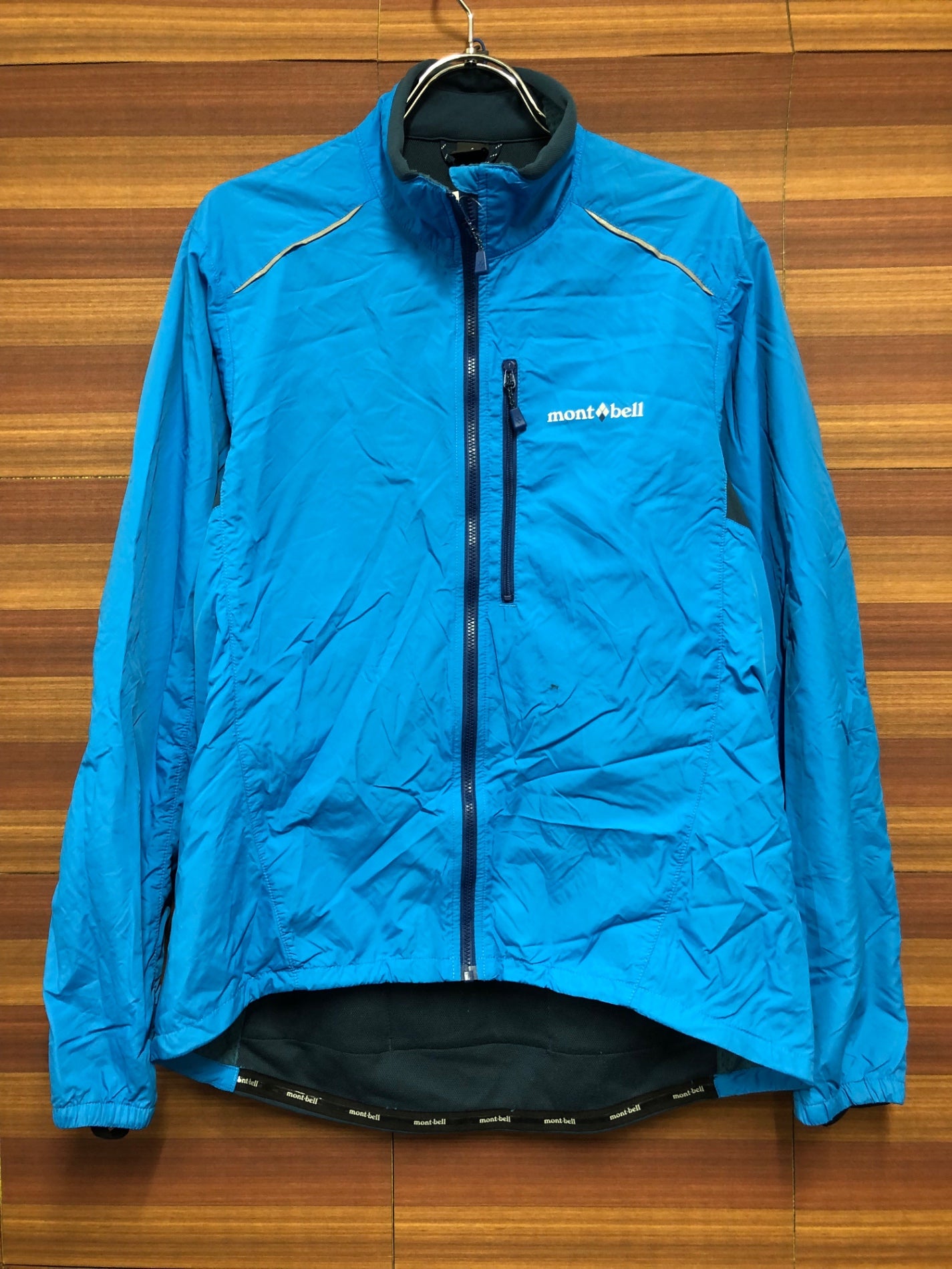 IP108 モンベル mont-bell 長袖 サイクルジャケット 水色 M