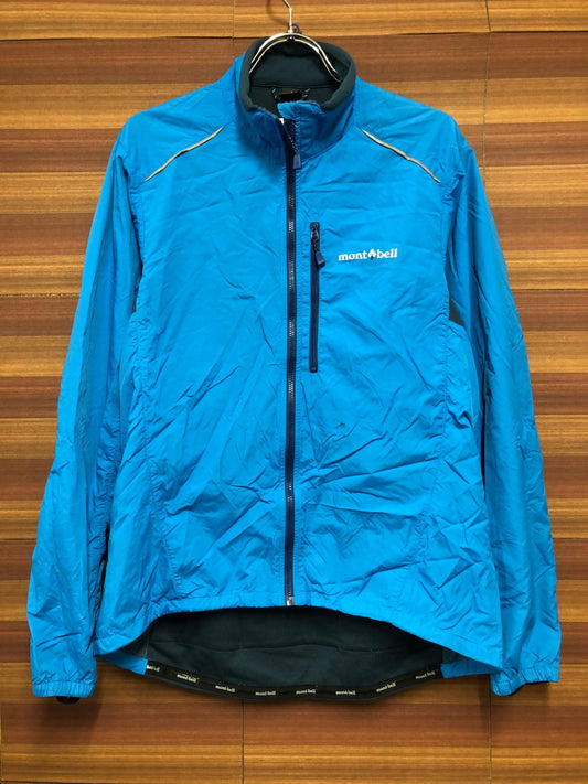 IP108 モンベル mont-bell 長袖 サイクルジャケット 水色 M