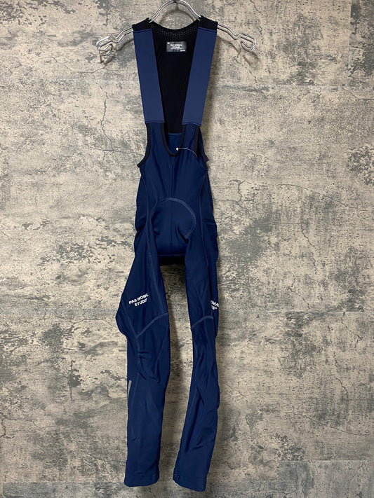 IU952 パスノーマルスタジオ PAS NORMAL STUDIOS Essential ビブタイツ XS 濃紺 裏起毛