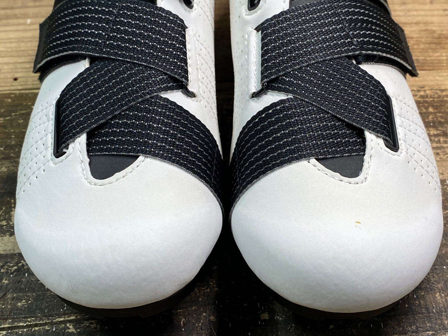 IX106 フィジーク fizik TEMPO R5 POWERSTRAP shoes ビンディングシューズ 白 黒 EU41 SPD-SL
