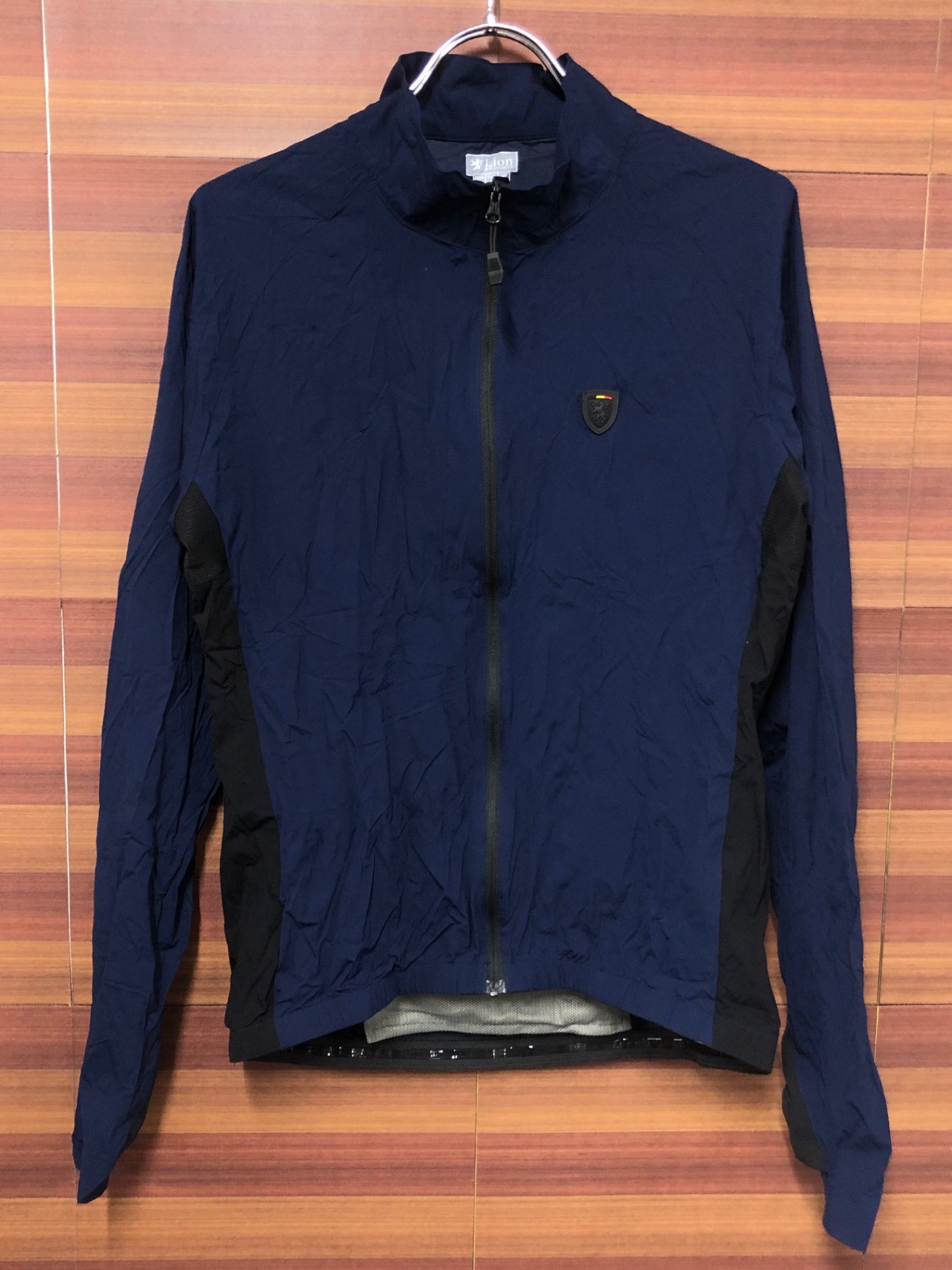 IS779 リオンドカペルミュール Lion de KAPELMUUR 長袖 ウインドブレーカー 黒 L
