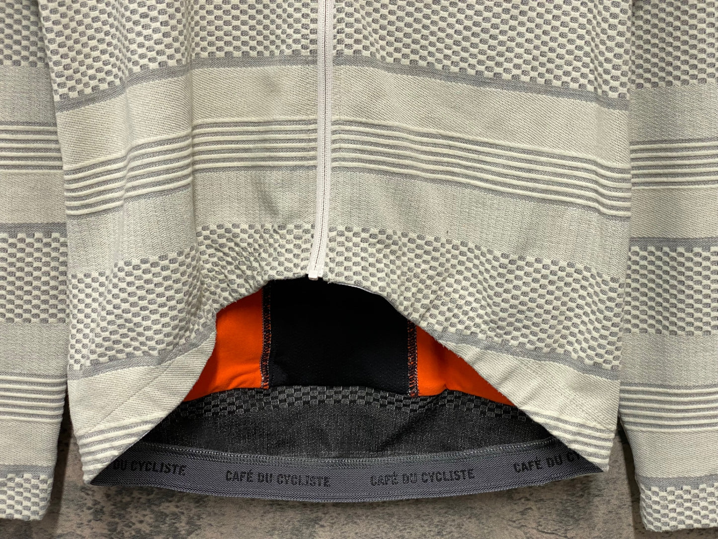 IZ939 カフェドシクリステ Cafe du Cycliste 長袖 サイクルジャージ M クリーム