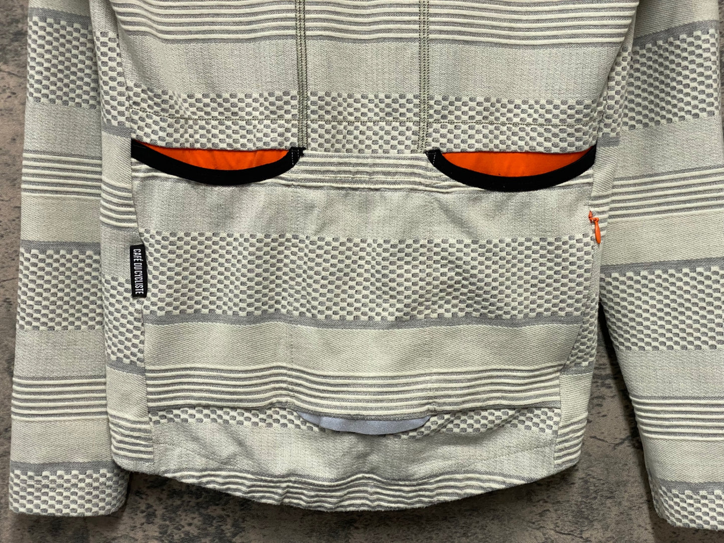 IZ939 カフェドシクリステ Cafe du Cycliste 長袖 サイクルジャージ M クリーム