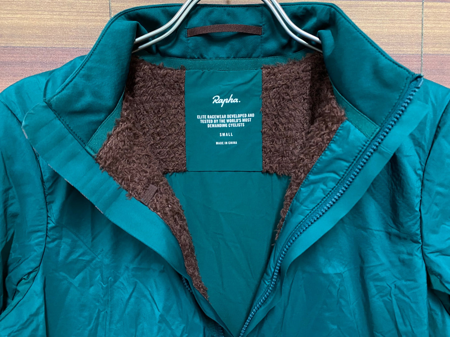 IN568 ラファ RAPHA PRO TEAM INSULATED JACKET サイクルジャケット グリーン S