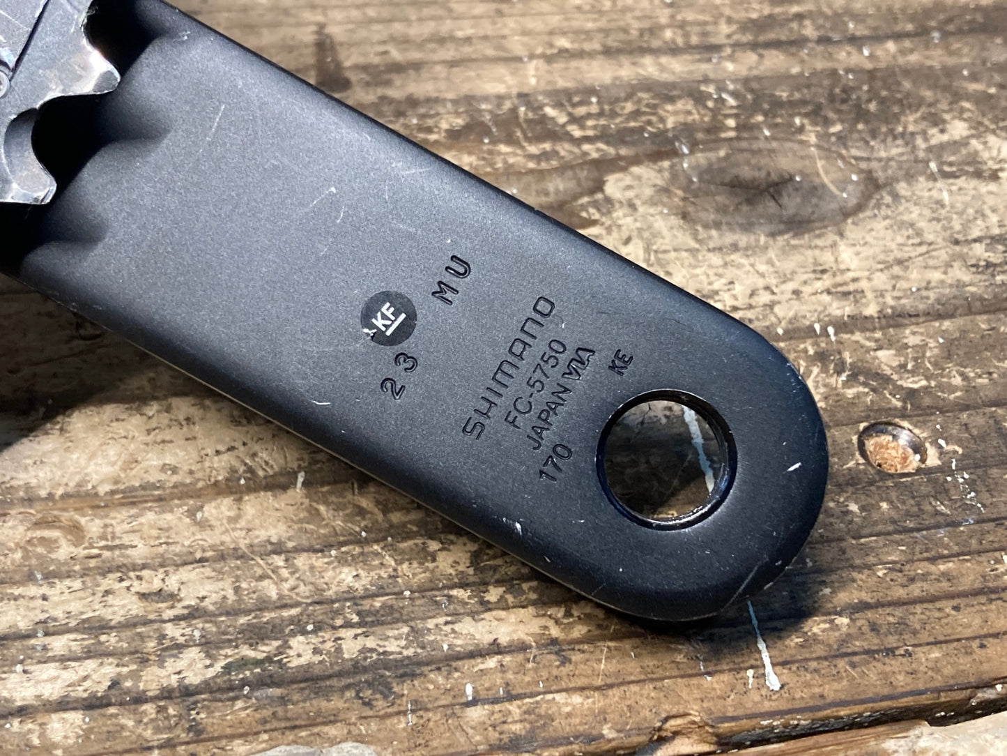 IC730 シマノ SHIMANO 105 FC-5750 クランクセット 50/34T 170mm 右アームのみ