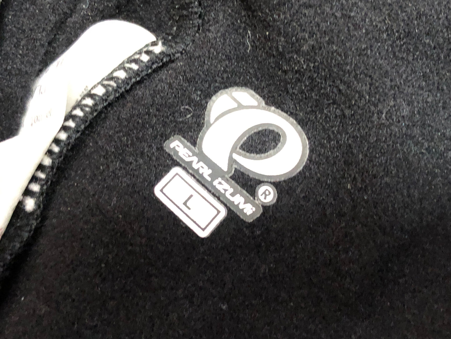 IP758 パールイズミ PEARL iZUMi ビブタイツ 黒 L 裏起毛 WIND BREAK ※パッドほつれ