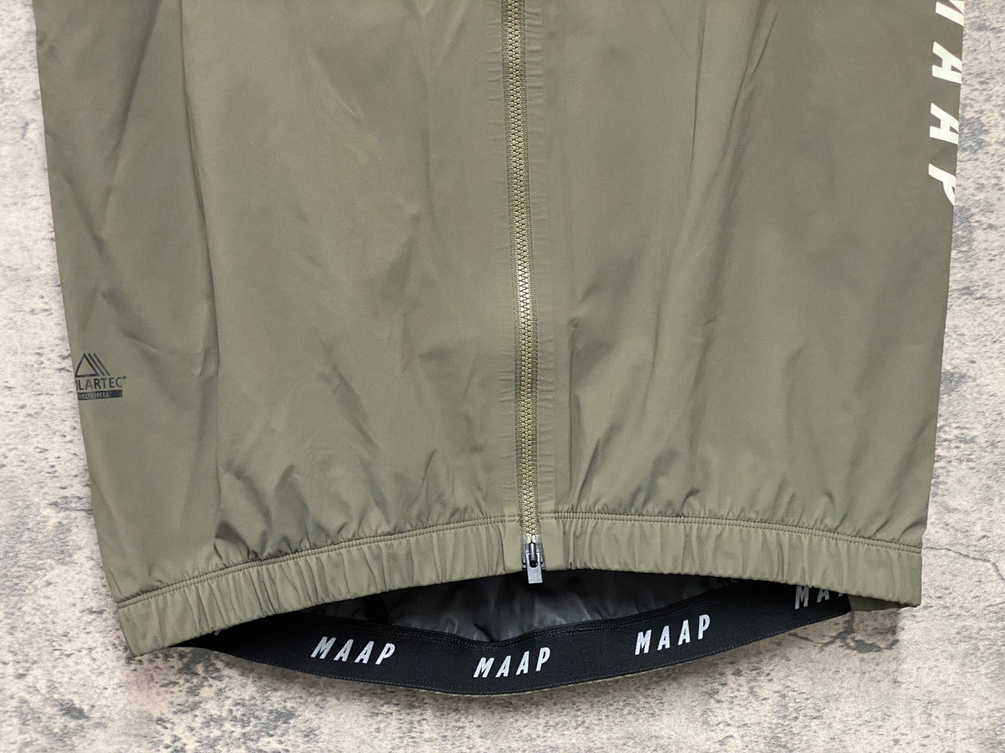 JA883 マープ MAAP サイクルベスト ジレ カーキ L