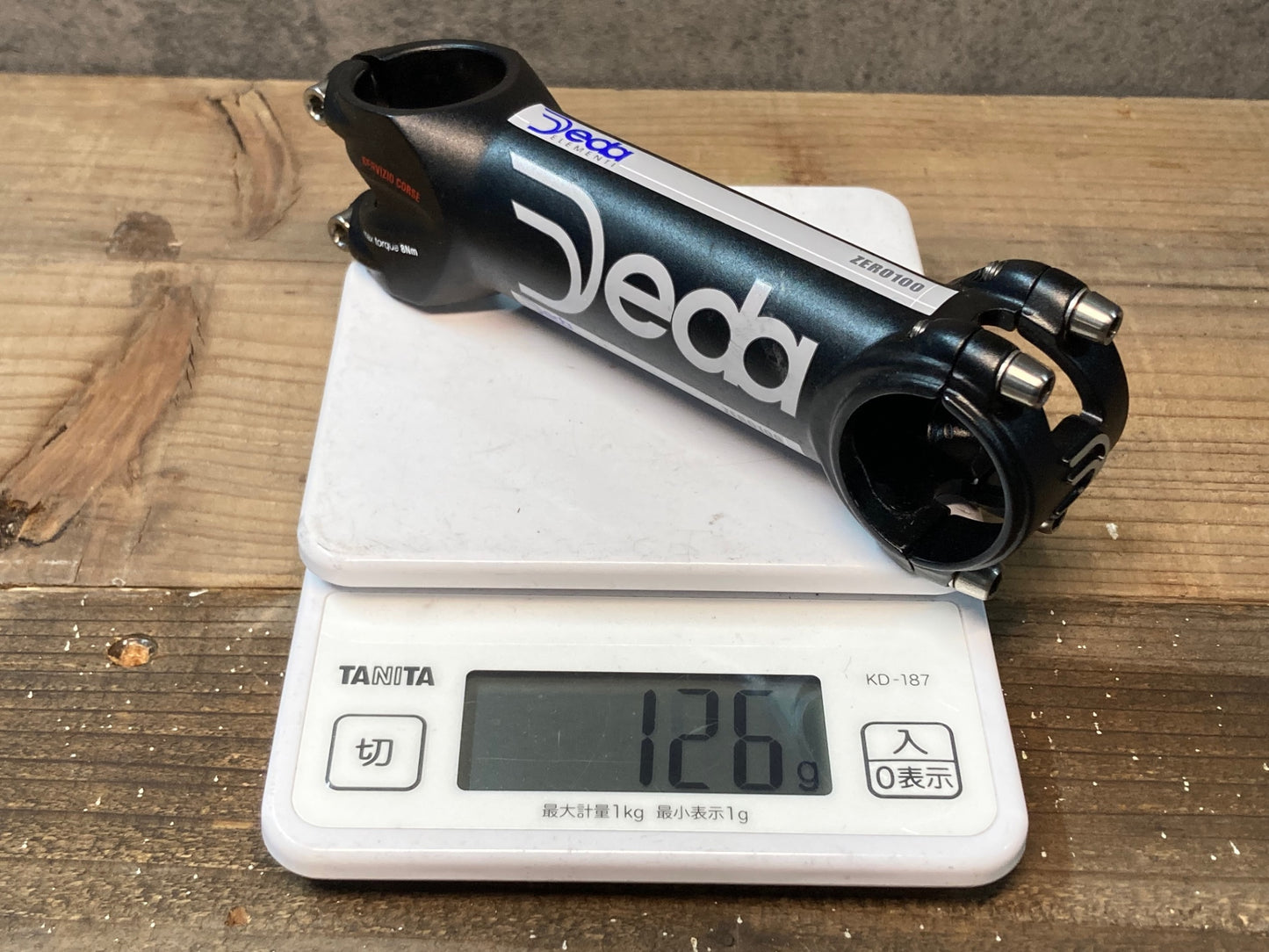 IM555 デダ Ddeda ゼロ ZERO 100 SERVIZIO CORSE アルミステム 黒 120mm Φ31.7 OS