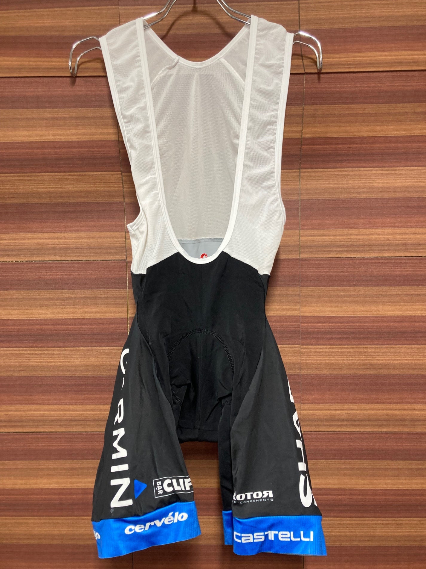 IN741 カステリ CASTELLI ビブショーツ 黒 L ガーミン・シャープ ※穴あき