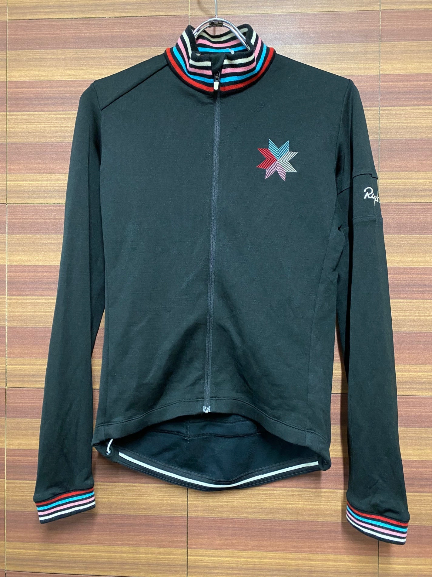 IA064 ラファ Rapha CROSS 18 CLASSIC LS JERSEY 長袖 サイクルジャージ 黒 S