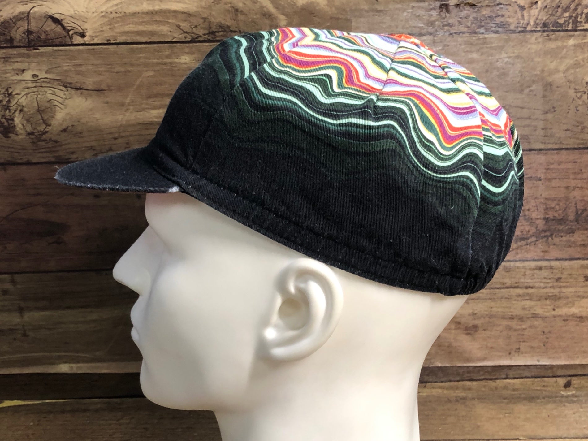 HU619 ラファ Rapha STRICKLAND COTTON CAP サイクルキャップ 黒 総柄 ONE SIZE – BICI AMORE  EQ STORE