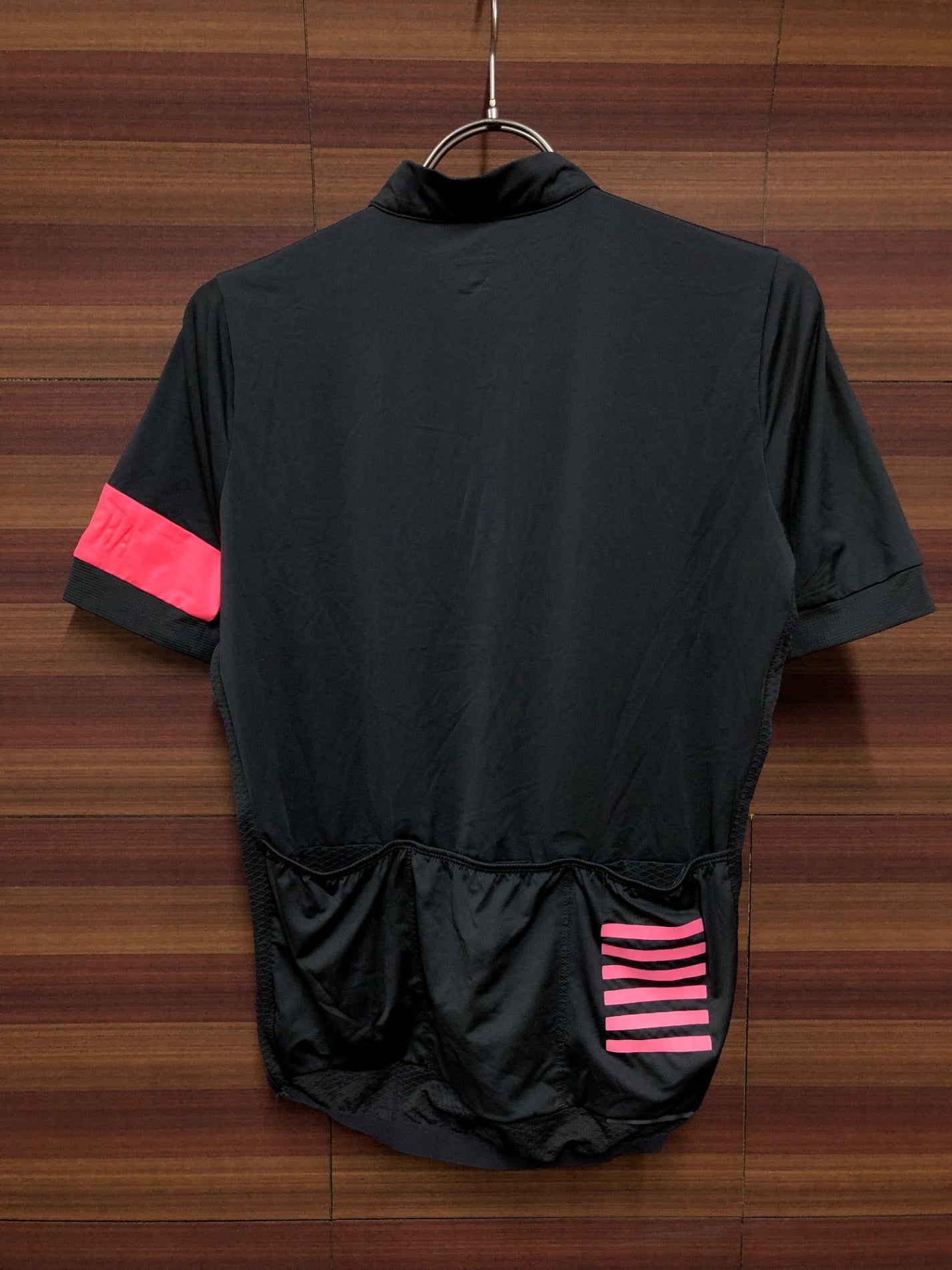 IN356 ラファ RAPHA PRO TEAM CLIMBER'S JERSEY サイクルジャージ 半袖 グレー/ピンク S