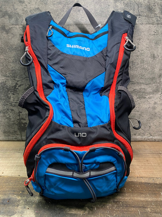 IQ258 シマノ SHIMANO U-10 バックパック 黒 水色