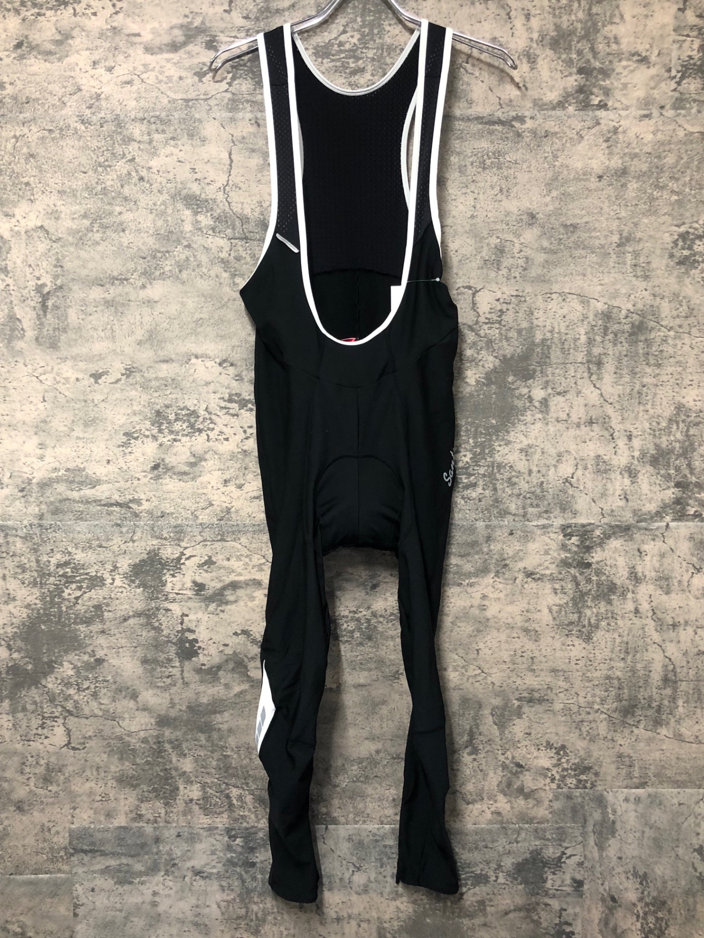 JD171 サンテック Santic ビブタイツ 黒 XL 裏起毛