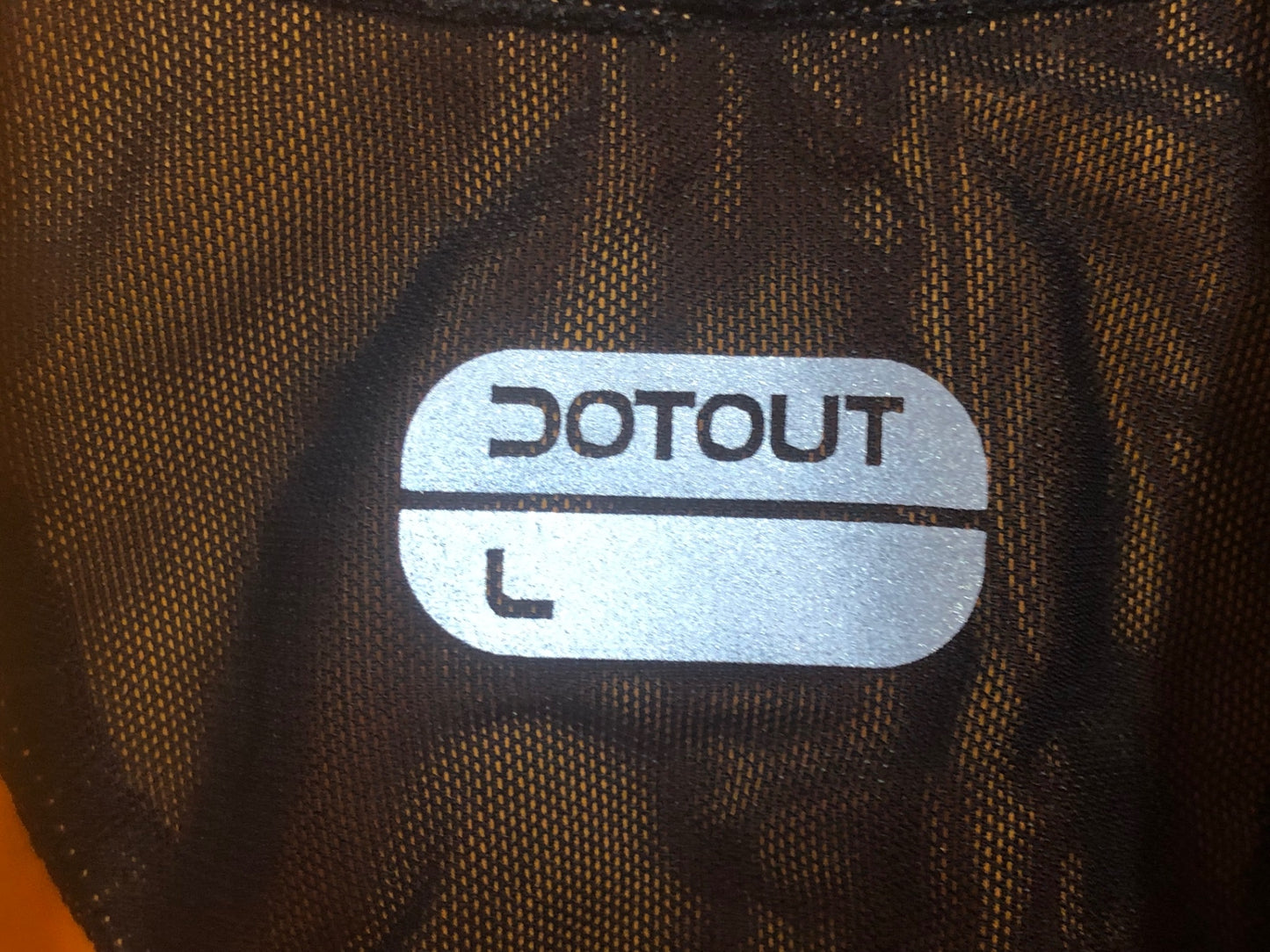 IV205 ドットアウト DOTOUT 長袖 ウインドブレイカー オレンジ L