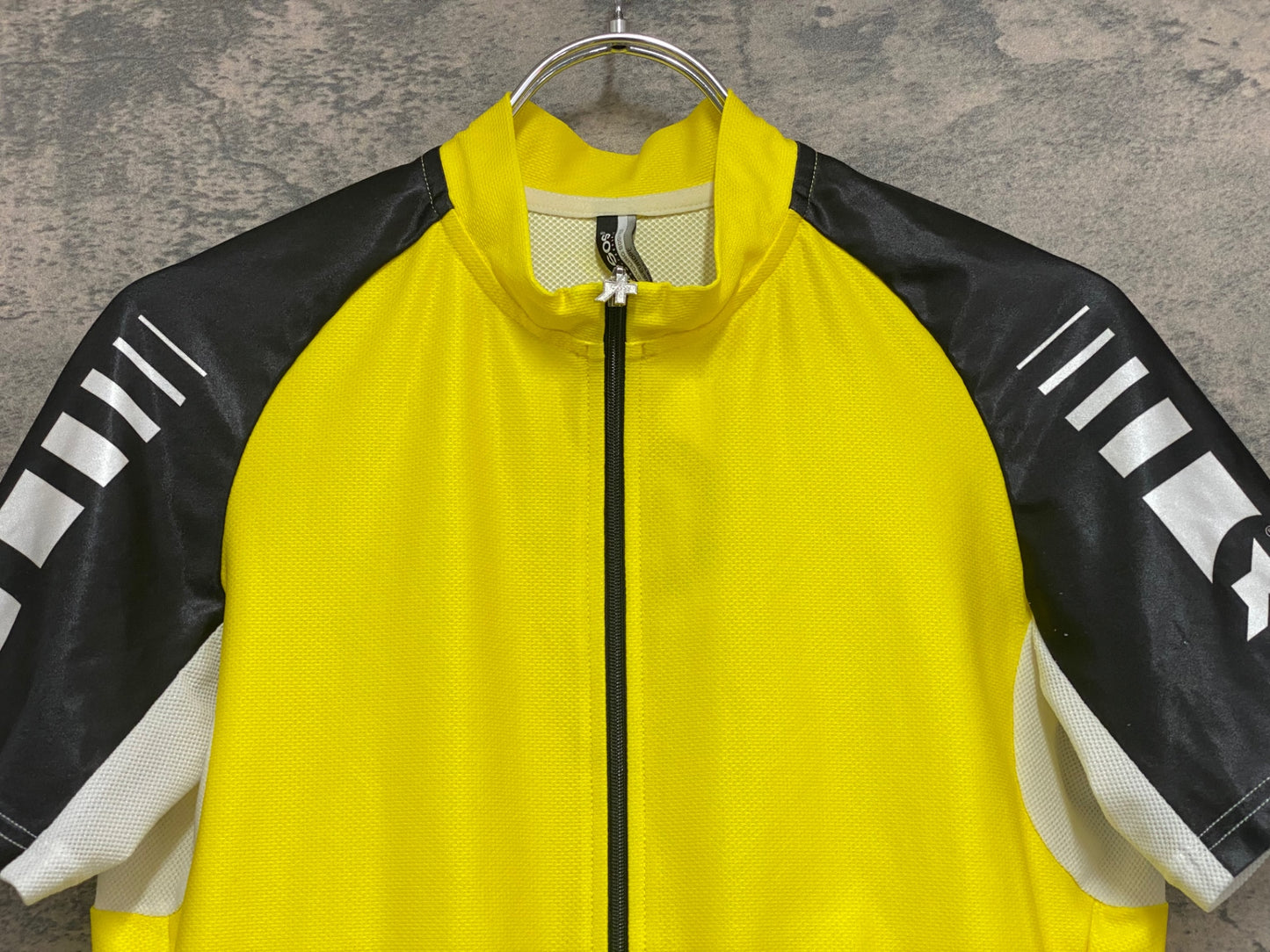 IZ137 アソス assos 半袖 サイクルジャージ 黄 黒 S