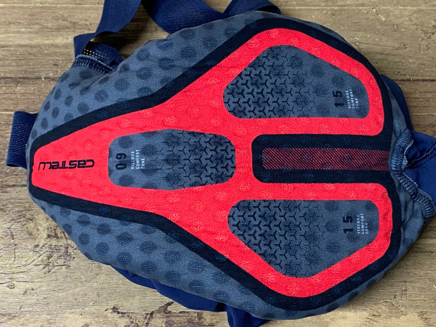 IY710 カステリ CASTELLI ビブショーツ 紺 XS