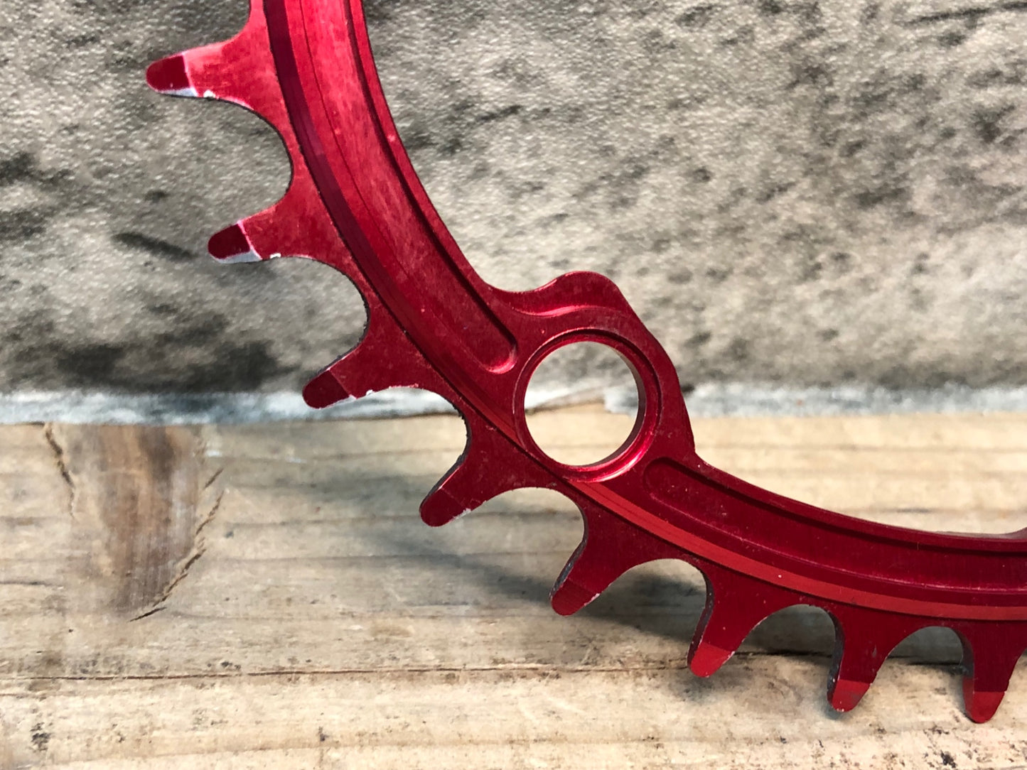 IU378 サイクロイド CYCLOID Super Hill Climb CY4-SHC-33T インナーチェーンリング 33T 赤