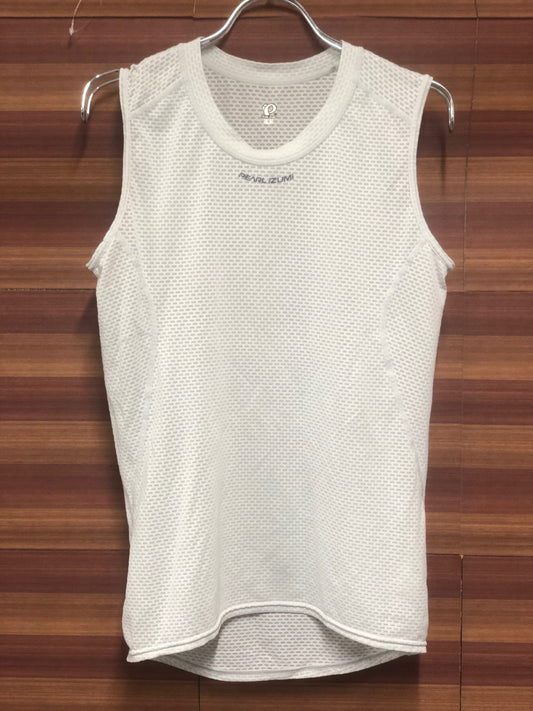 IP124 パールイズミ PEARL iZUMi ノースリーブ べースレイヤー 白 M ※ほつれ