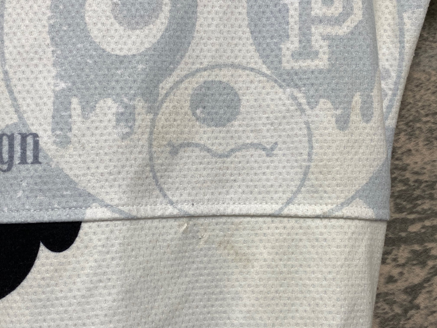 IZ997 パンダーニ PANDANI グルペット GRUPETTO 半袖 サイクルジャージ S 白 黄ばみ