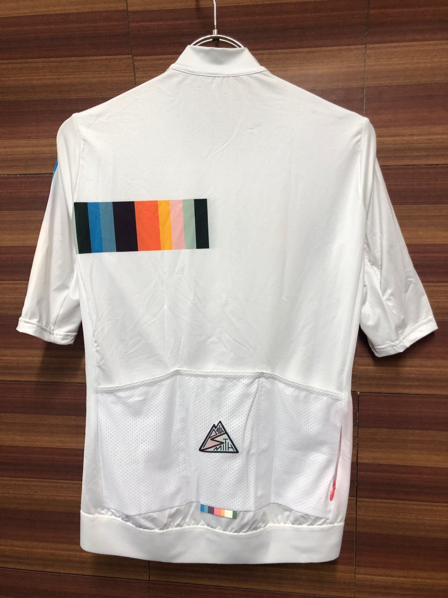 IQ753 ポールスミス Paul Smith 半袖 サイクルジャージ 白 M