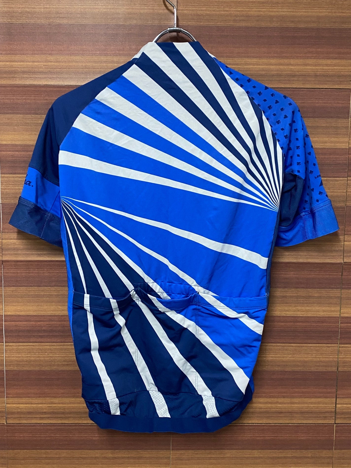 IM762 ラファ Rapha TRADE TEAM JERSEY 半袖 サイクルジャージ 青白 S