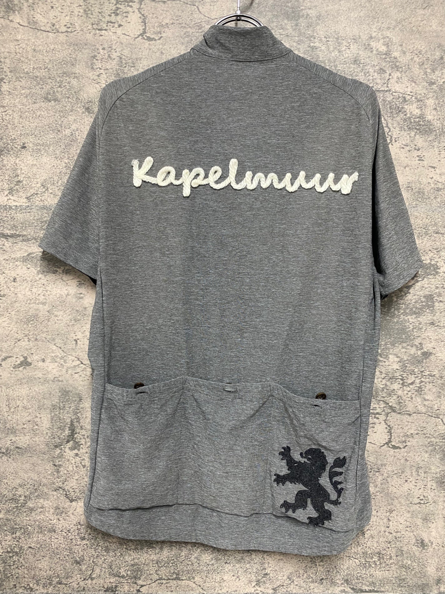 IX286 カペルミュール KAPELMUUR 半袖 サイクルジャージ L グレー