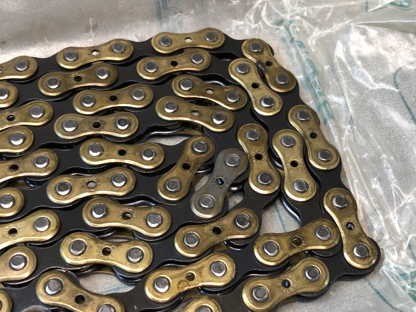 IO832 レジナ REGINA EXTRA RECORD ORO DRILLED チェーン 116L 未使用