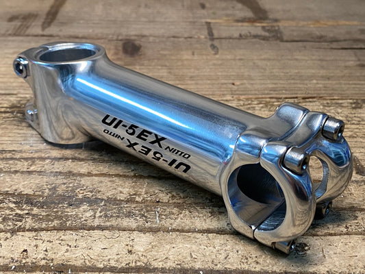 JB522 日東 NITTO UI-5EX アルミ ステム シルバー 110mm Φ26.0 OS/Φ25.4