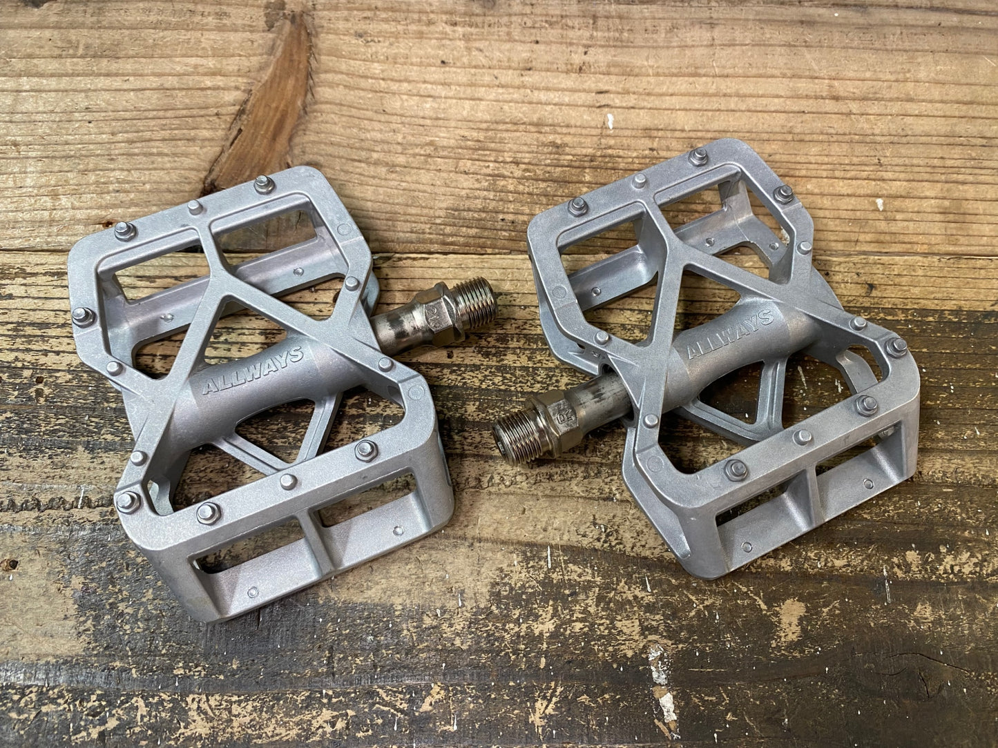 JC471 三ヶ島 MKS ALLWAYS フラットペダル シルバー