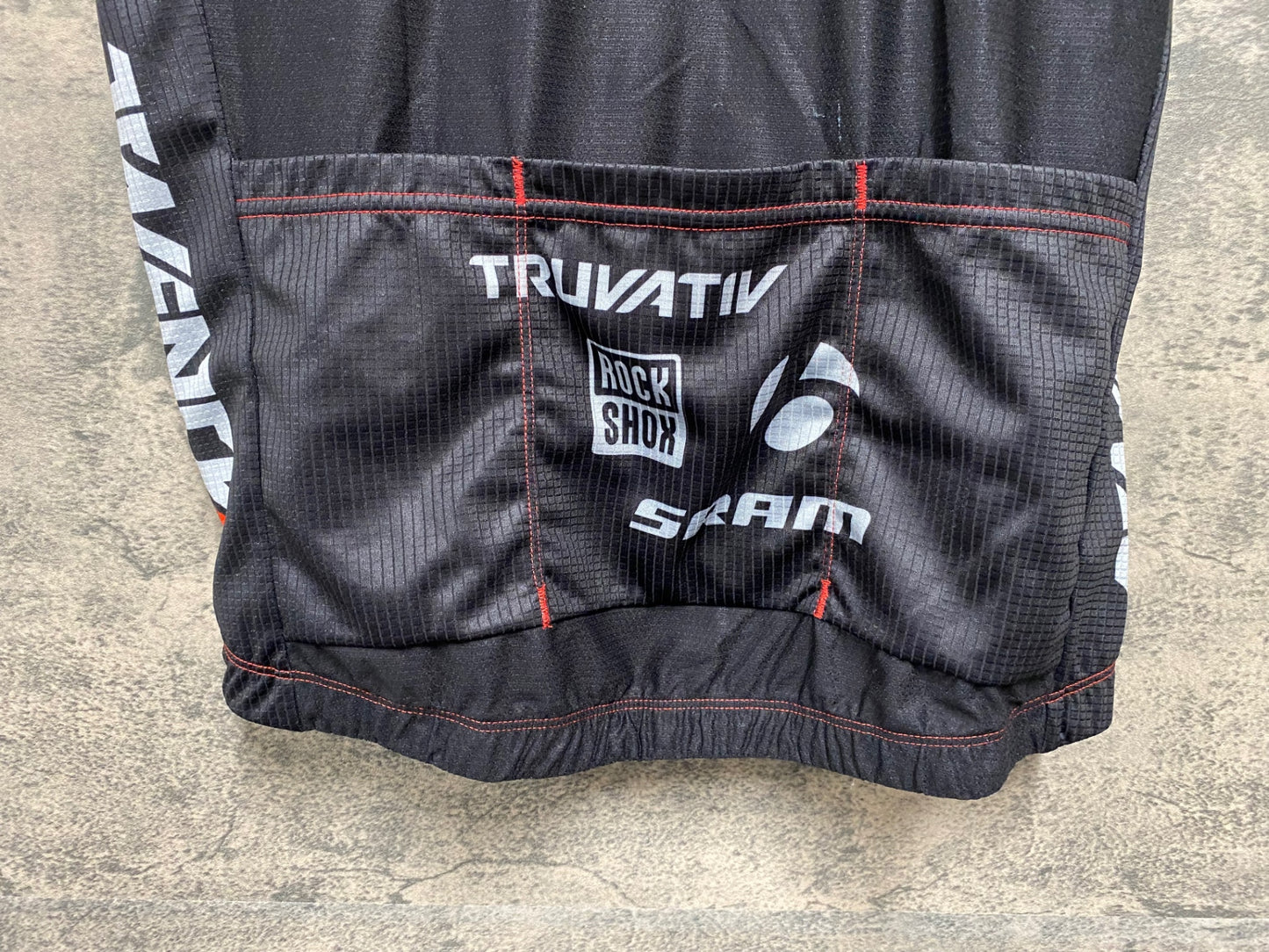 JC779 ボントレガー BONTRAGER 半袖 サイクルジャージ 黒 M ※ほつれ