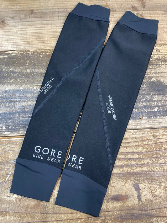 JC096 ゴア GORE BIKE WEAR アームカバー 黒 M GORE-WINDSTOPPER