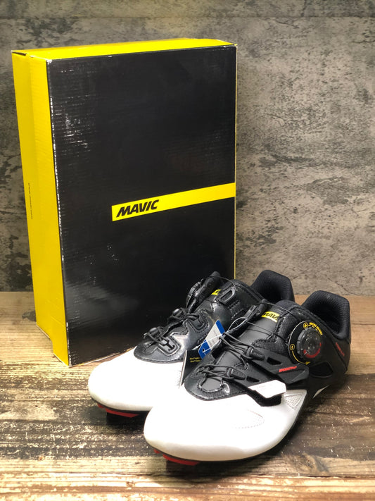 JC705 マヴィック MAVIC COSMIC ELITE ビンディングシューズ 黒白 EU42 SPDアタッチメント