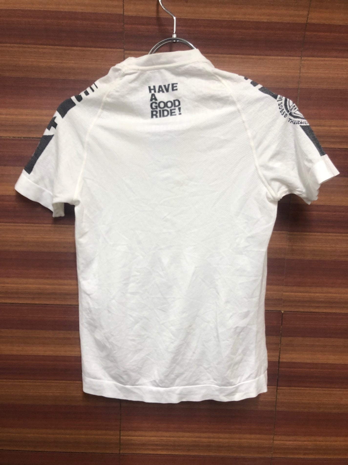 IO165 アソス assos 半袖 ベースレイヤー 白 SIZE1 CLIMARANGE 2/7 SUMMER