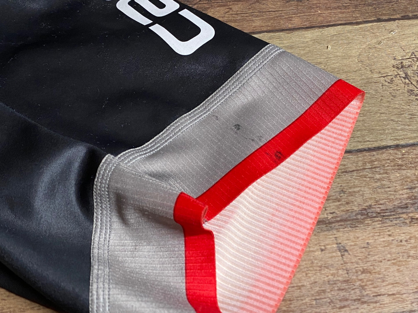 IR861 カステリ CASTELLI ROSSO CORSA 半袖 ワンピース セパレート グレー 黒 XXL