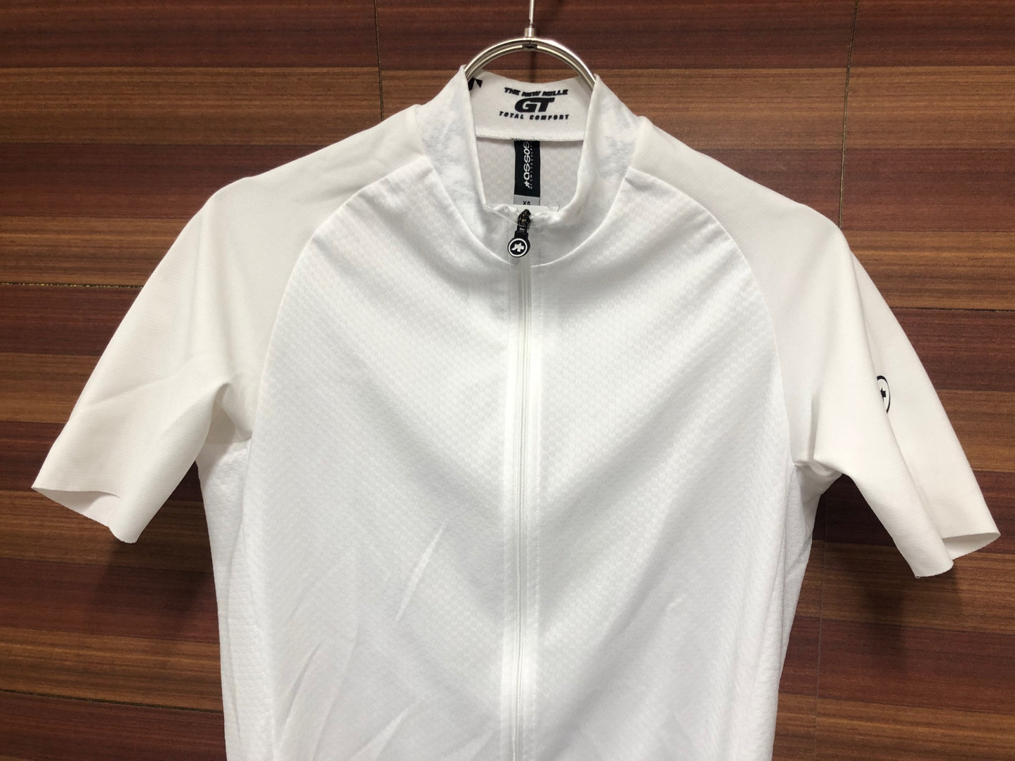 IQ709 アソス Assos MILLE GT 半袖 サイクルジャージ 白 黒 XS