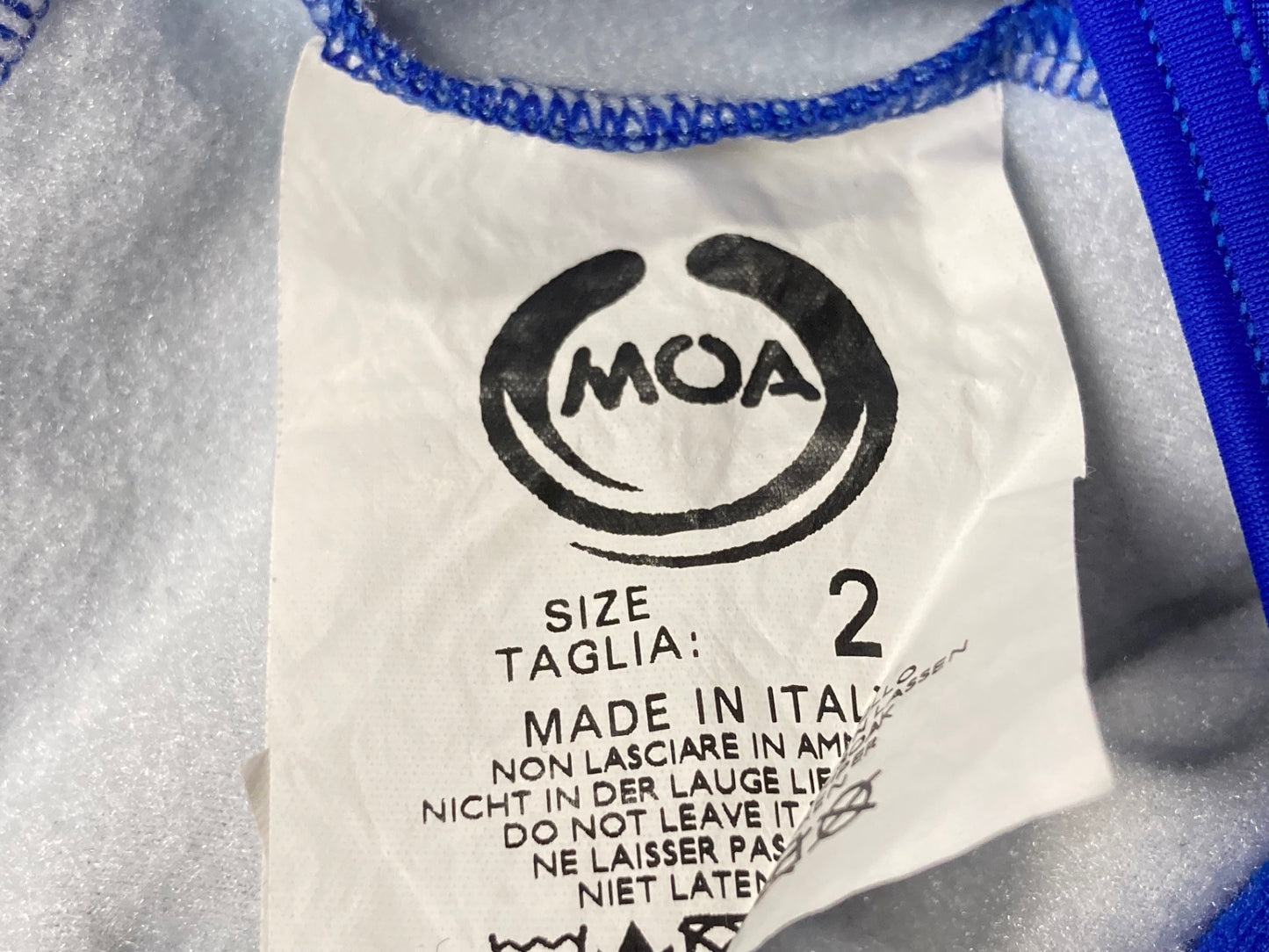 IO738 モア MOA ビブタイツ 青 2 裏起毛