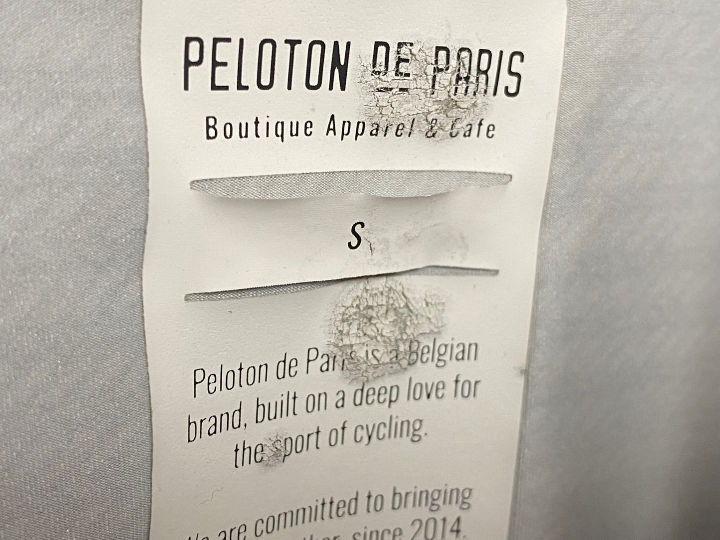 JC190 プロトンドパリ PELOTON DE PARIS AVONTURIER SHORT SLEEVE JERSEY 半袖サイクルジャージ 茶 S タグ剥げ