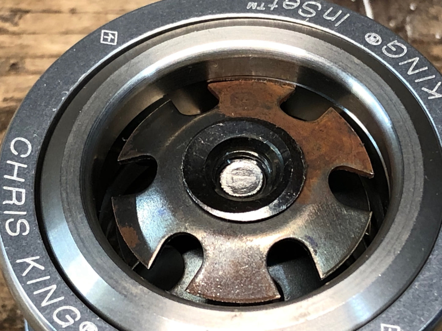 IQ467 クリスキング CHRIS KING 11/8 INSET GEL SILVER ヘッドセット