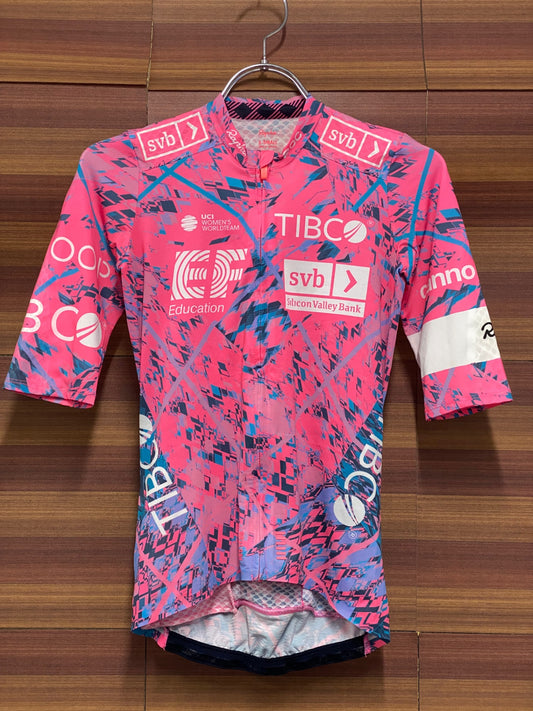 IU005 ラファ Rapha EF EDUCATION FIRST PRO TEAM WOMEN'S AERO JERSEY 半袖 サイクルジャージ ピンク XS レディース