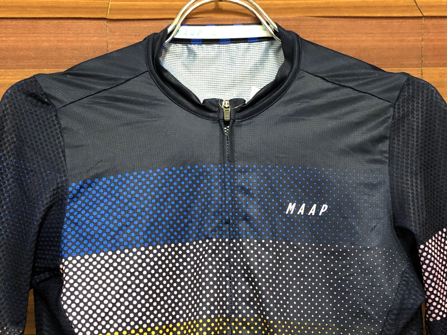 IO163 マープ MAAP 半袖 サイクルジャージ 紺 S