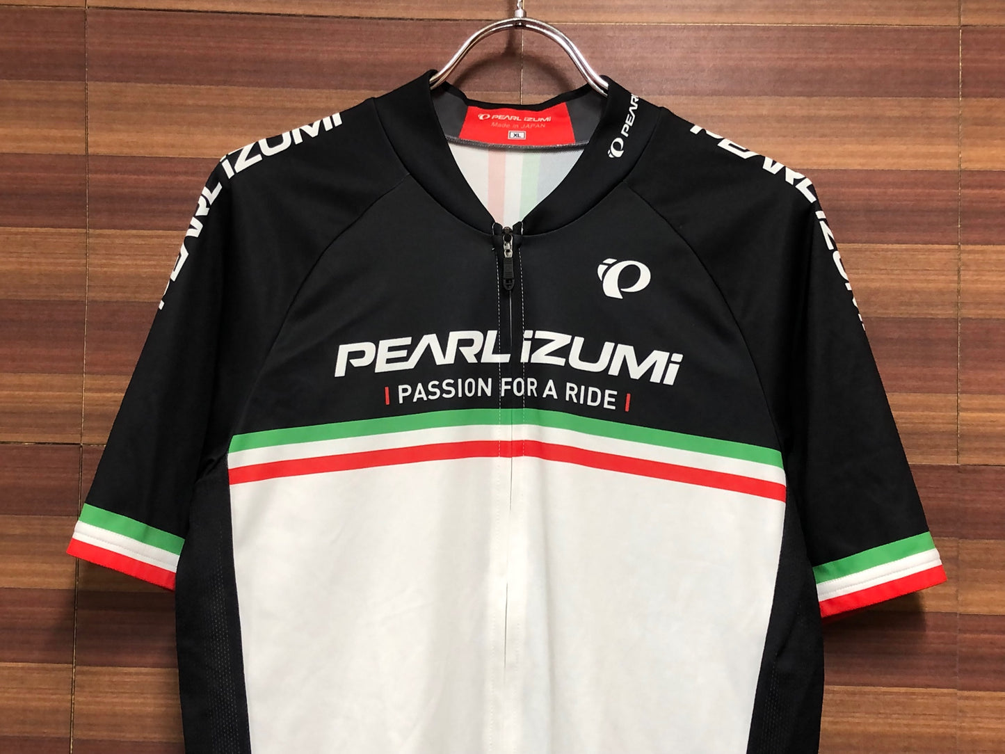 IJ725 パールイズミ PEARL iZUMi サイクルジャージ 半袖 白 XL