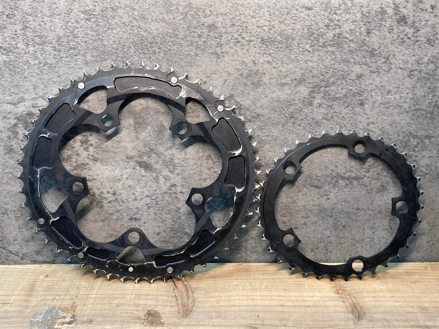 IO313 リデア RIDEA POWER RING 楕円チェーンリング 50/35T 11S 5アーム BCD110mm