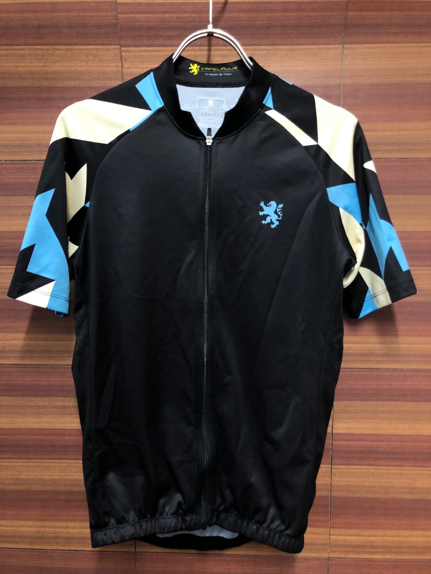 IQ742 カペルミュール KAPELMUUR 半袖 サイクルジャージ 黒 M