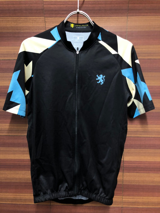 IQ742 カペルミュール KAPELMUUR 半袖 サイクルジャージ 黒 M