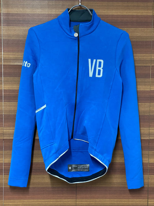 IO512 ヴェロビチ velobici COBALTO THERMAL JERSEY 長袖 サイクルジャージ 青 2