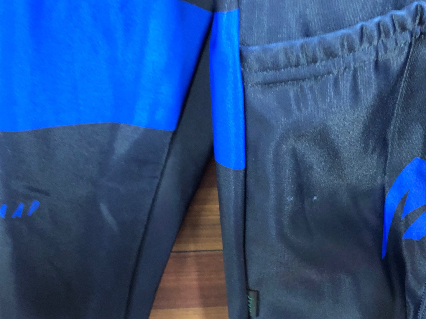 IM972 マープ MAAP 長袖 サイクルジャージ 紺 ピンク S 裏起毛