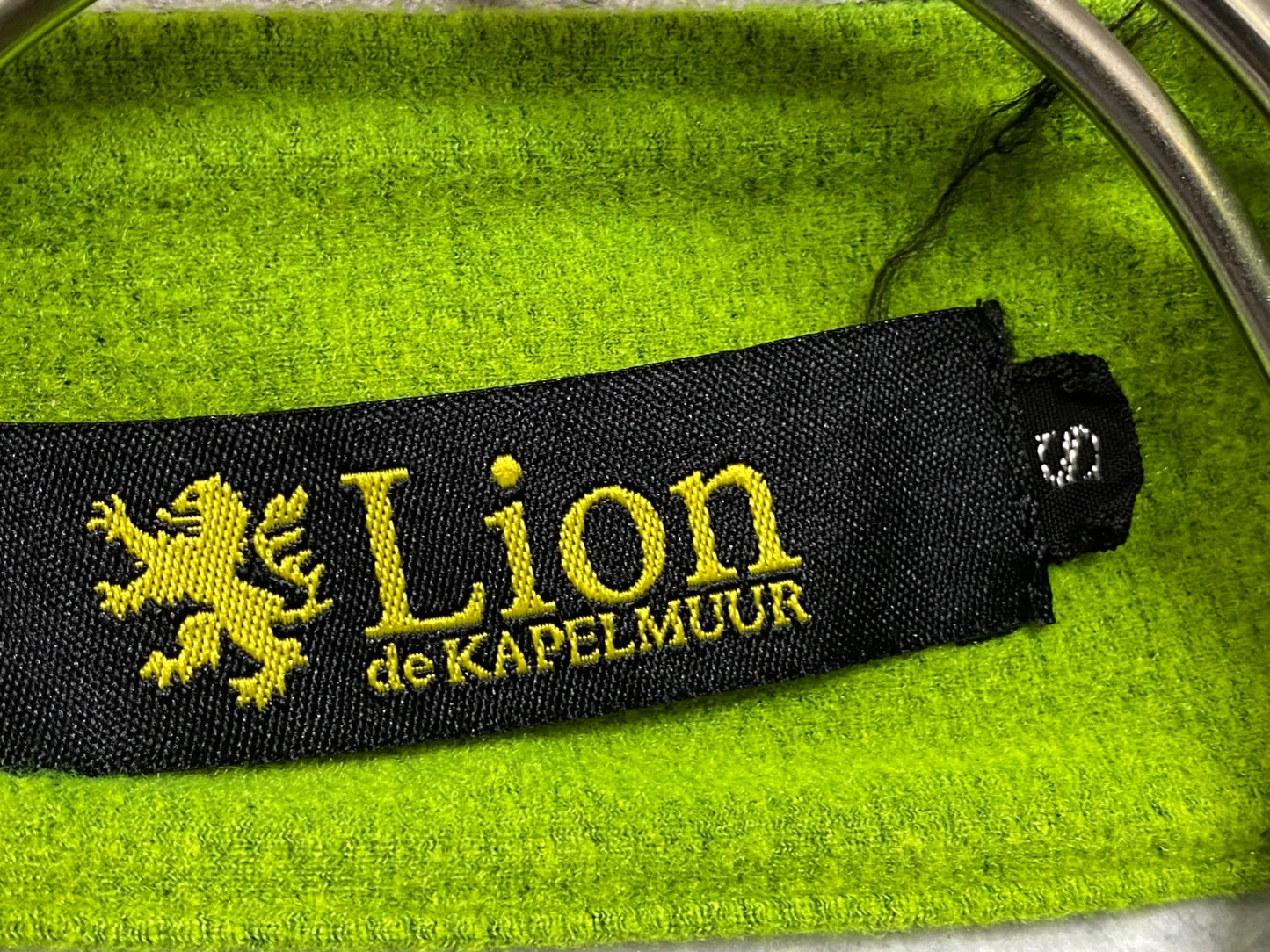 JB068 リオンドカペルミュール Lion de KAPELMUUR 長袖 サイクルジャケット 紺 黒 S 裏起毛